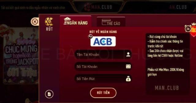 Hệ thống giao dịch Manclub