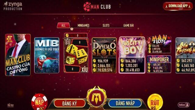 Vì sao nên chọn trò chơi Manclub