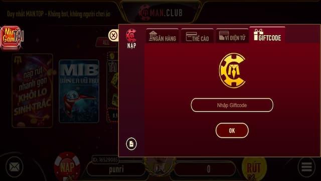 Hướng dẫn chi tiết cách nạp tiền tại ManClub