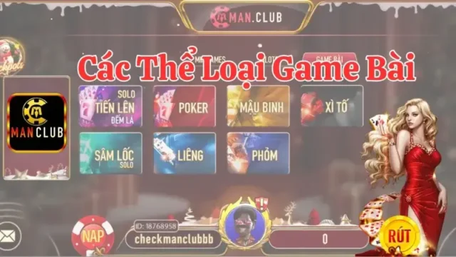Cách bắt đầu trải nghiệm Tiến lên, Mậu binh, Poker Manclub
